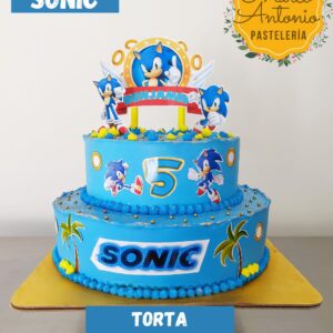 Torta de Sonic, torta infantil en Girardot